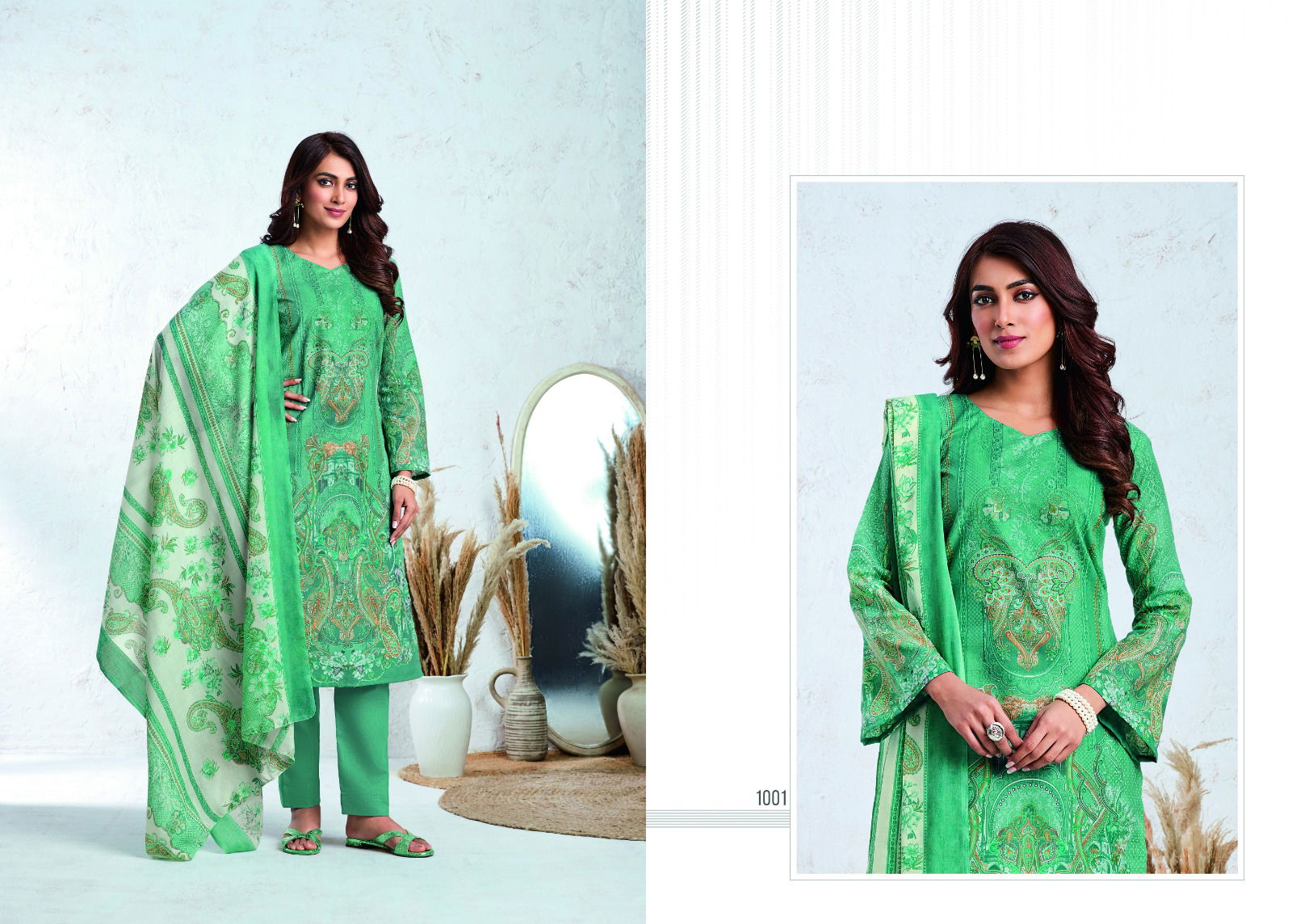 Zasha By Leela Printed Cotton Dress Material Wholesale Clothing Suppliers In India
